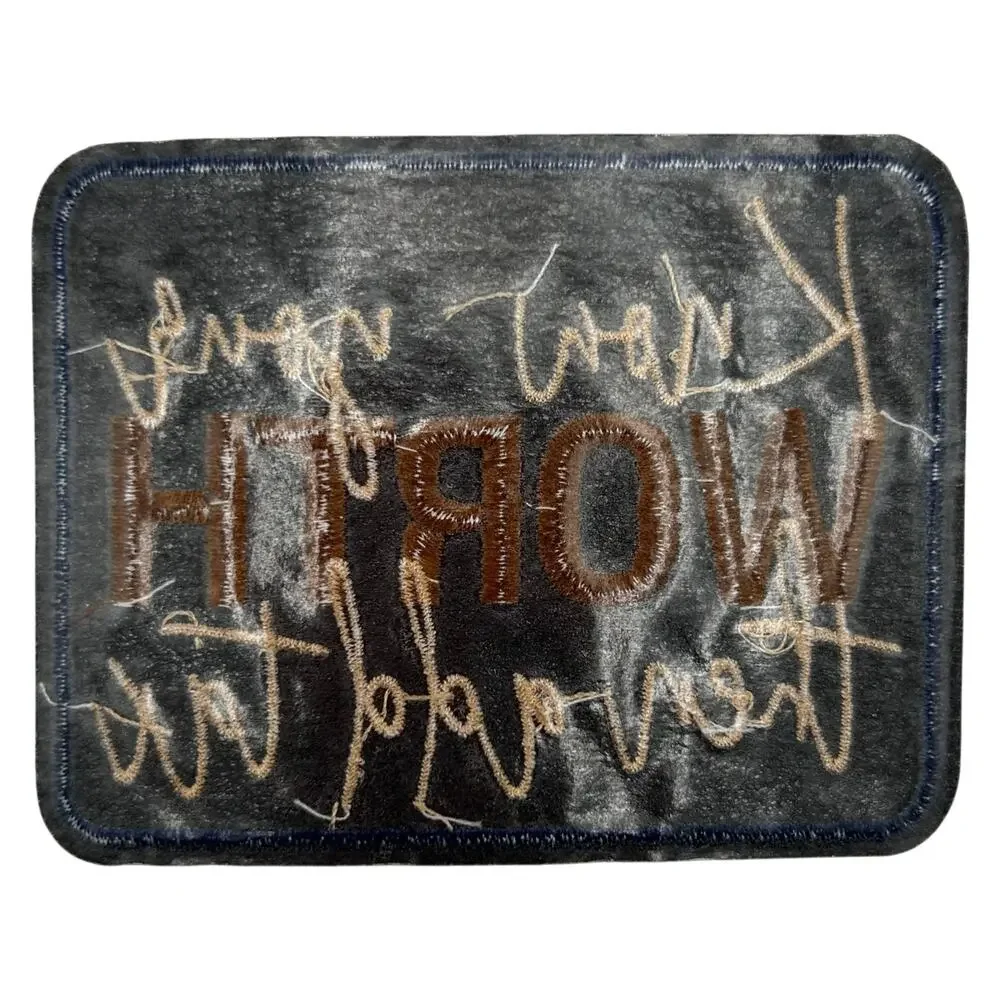 Know Your Worth Then Add Tax Iron On Patch